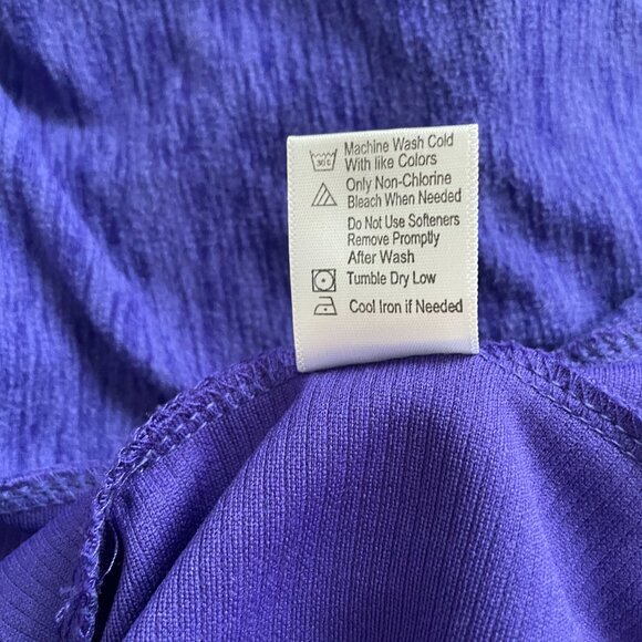 Pebble Beach Performance Women's Full-Zip Athletic/Golf Jacket Purple, Size M - Picture 8 of 8